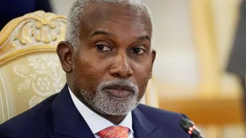 Anadolu via Getty Images Nigeria's Foreign Minister Yusuf Tuggar in Russia in 2024.