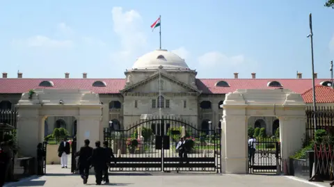 AFP via Getty Images A general view of the Allahabad high court building in Allahabad on October 12, 2017