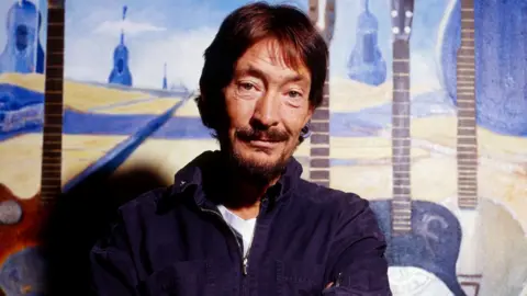 Getty Images Chris Rea, English singer-songwriter and guitarist, portrait, in his studio in 2005
