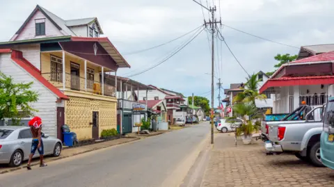 Getty Images General view of a residential street in Paramaribo, Suriname.