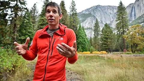Getty Images Alex Honnold at Yosemite National Park in California