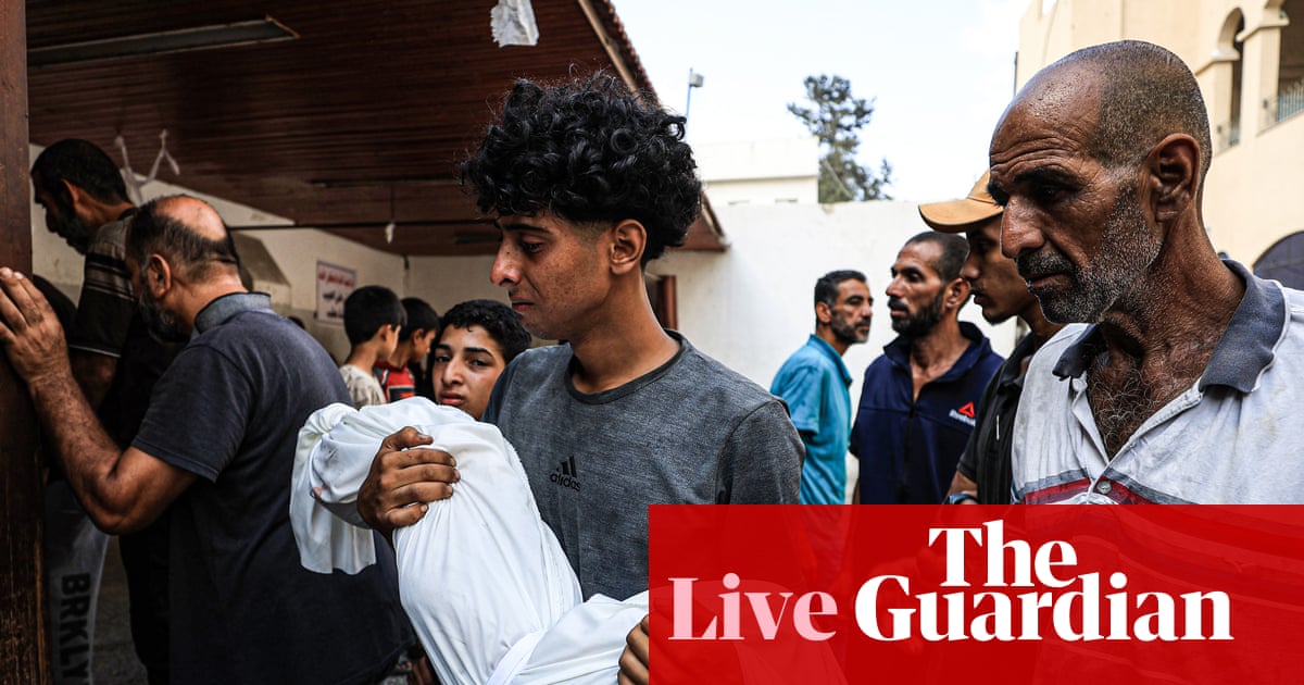 Middle East crisis live: dozens reported dead and more than 100 wounded after Israeli attacks on Gaza aid centres | Middle East and north Africa