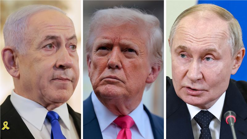 Trump’s frayed relationships with Putin and Netanyahu are impeding his foreign agenda