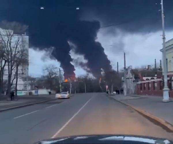 Ukraine says Russian attacks targeted western city, home to airfield