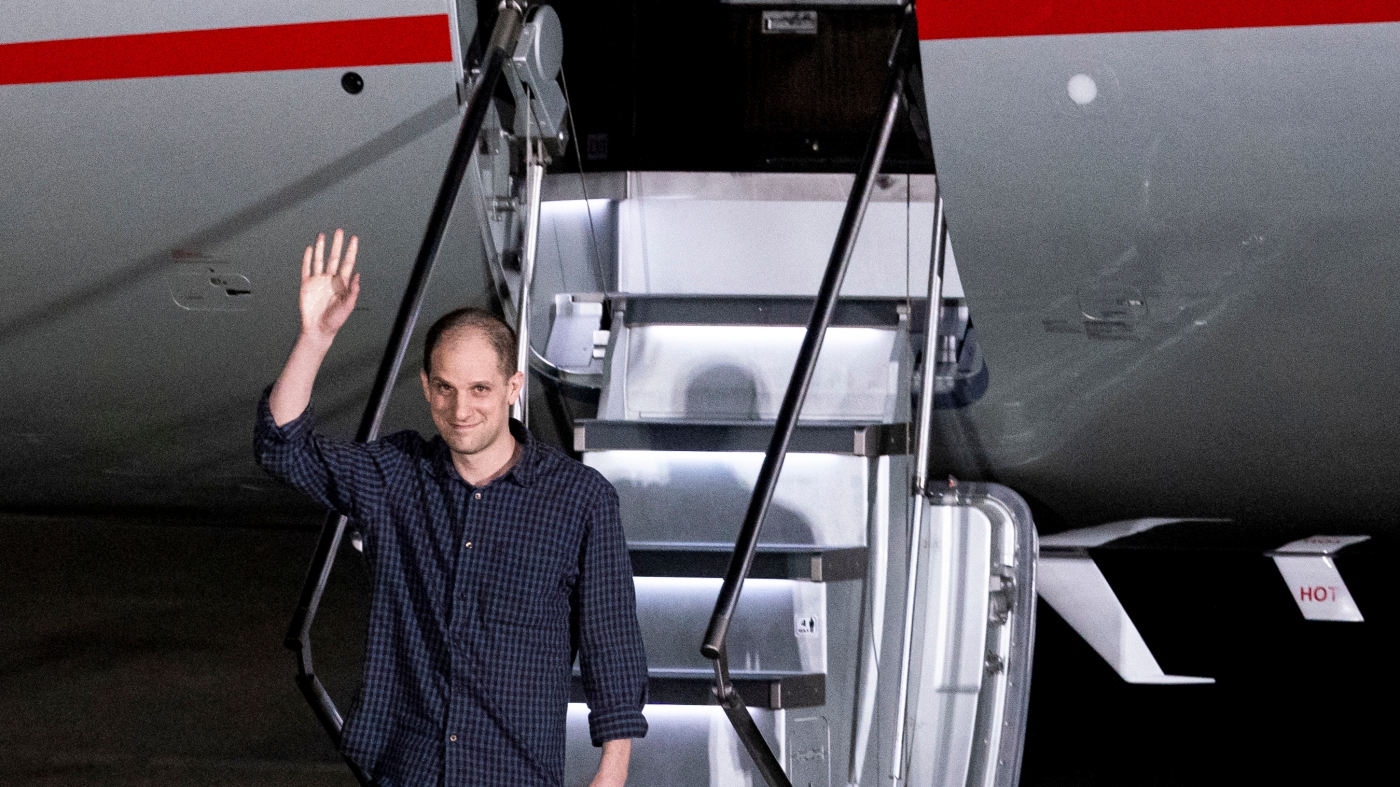 Evan Gershkovich and Paul Whelan freed in Russia prisoner swap : NPR