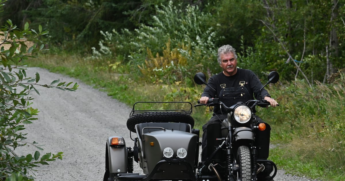 How did an Anchorage man come to be gifted a motorcycle from Vladimir Putin?