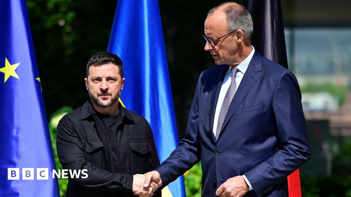 Zelensky lands in Berlin for calls with European leaders and Trump ahead of US-Russia summit – live updates