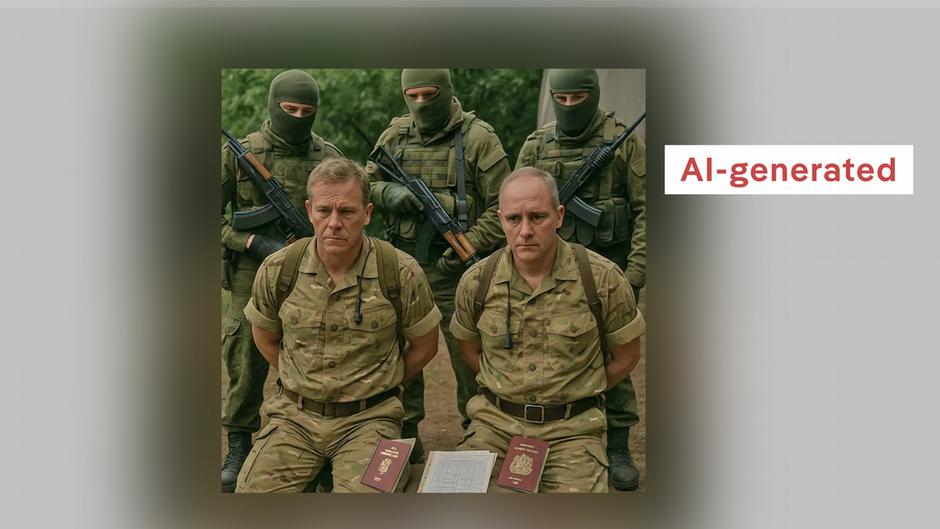 Fake claim of UK officers ‘captured’ in Ukraine – DW – 08/07/2025