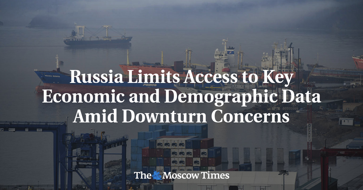 Russia Limits Access to Key Economic and Demographic Data Amid Downturn Concerns