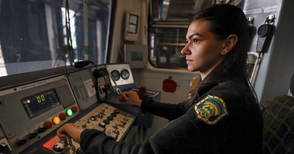 Their Men Are At War, Now Ukrainian Women Are Driving Subway Trains