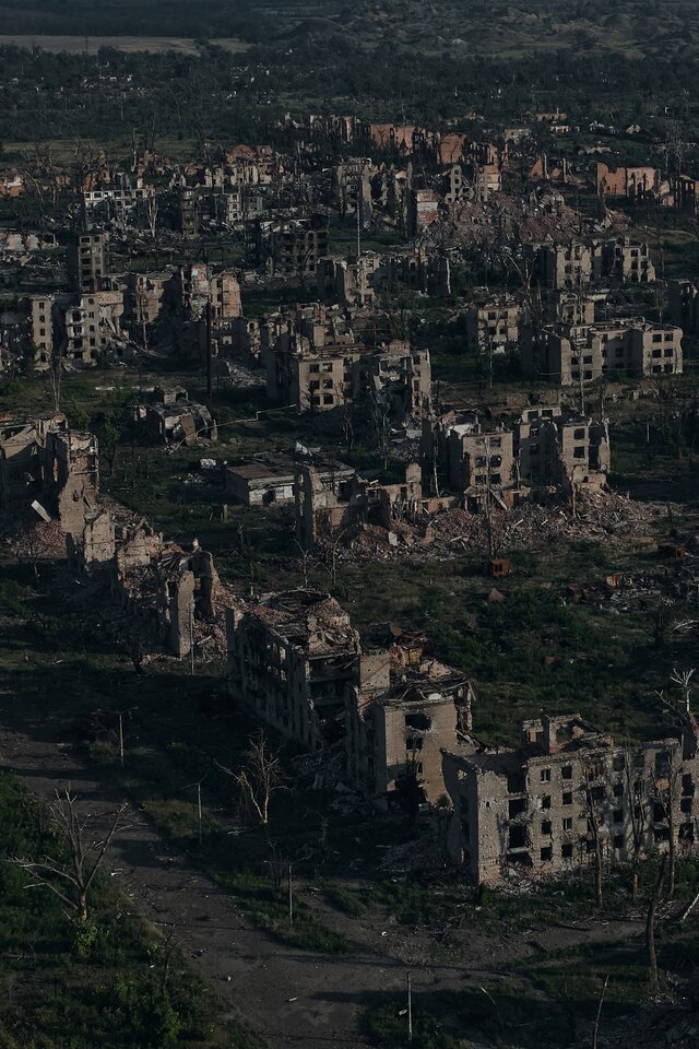 A city destroyed Russia says it controls Ukraine’s Chasiv Yar after 16 months of fighting. But the battle grinds on, and only ruins remain.
