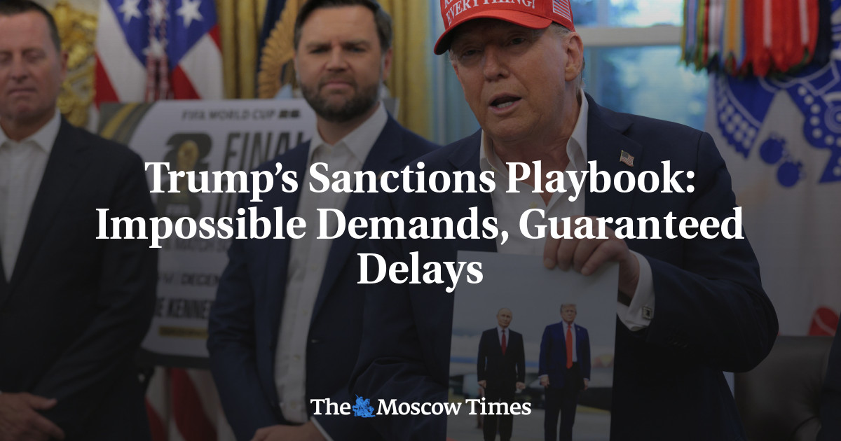 Trump’s Sanctions Playbook: Impossible Demands, Guaranteed Delays