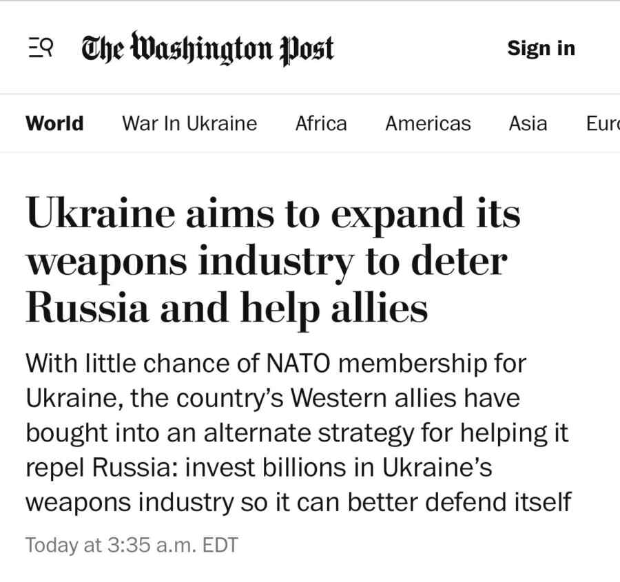 Kiev’s allies have found a way to arm Ukraine without it joining NATO,
