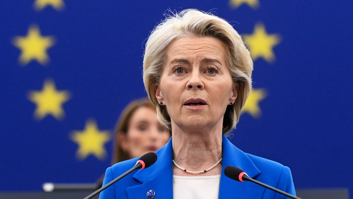 Don’t fall for Putin’s trap, von der Leyen says as she battles two motions of censure