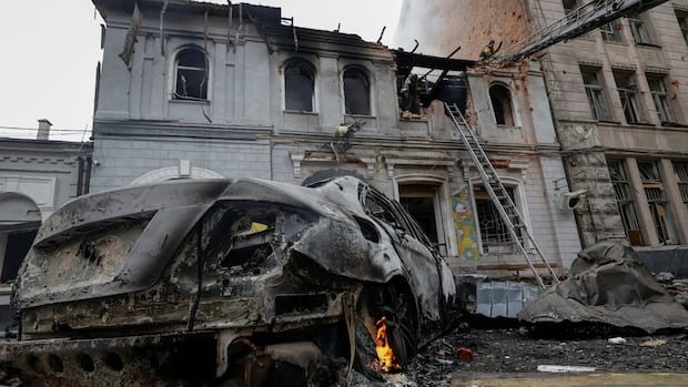 Children among at least 6 killed in Russian drone and missile attacks on Ukraine, officials say