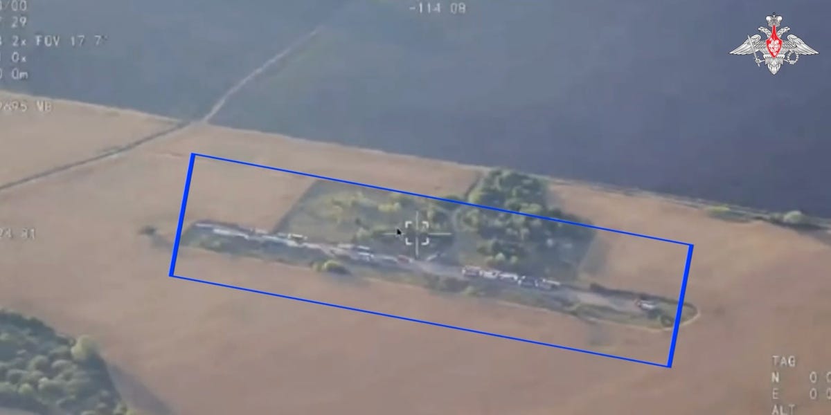 Russia Says It Hit Ukrainian Drones, Images Suggest It Was Crop Trucks