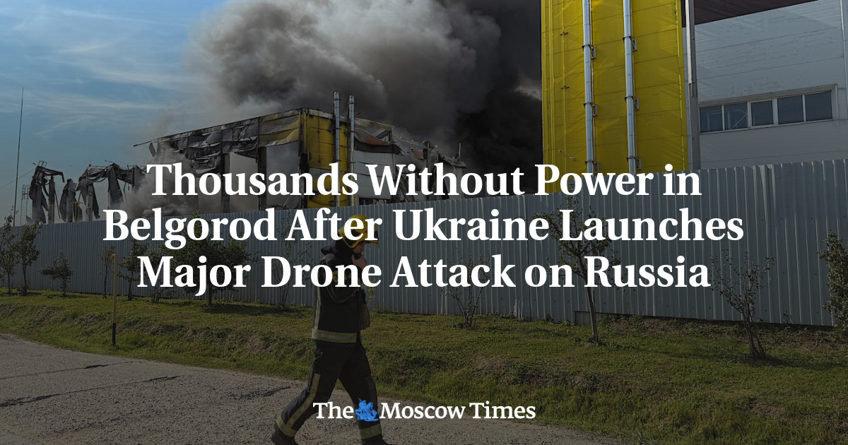Thousands Without Power in Belgorod After Ukraine Launches Major Drone Attack on Russia