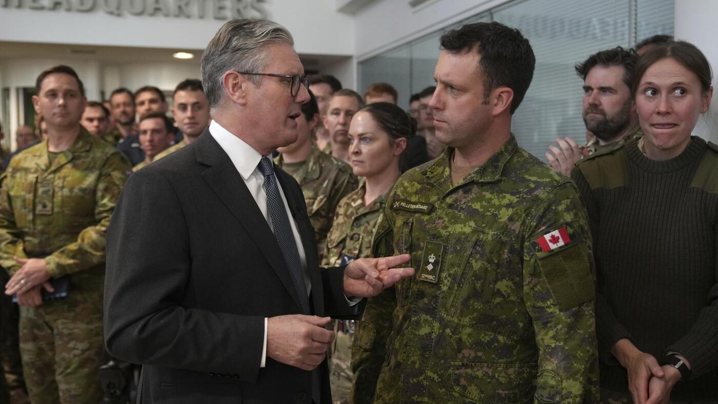 European military leaders discuss Ukraine peacekeeping force : NPR