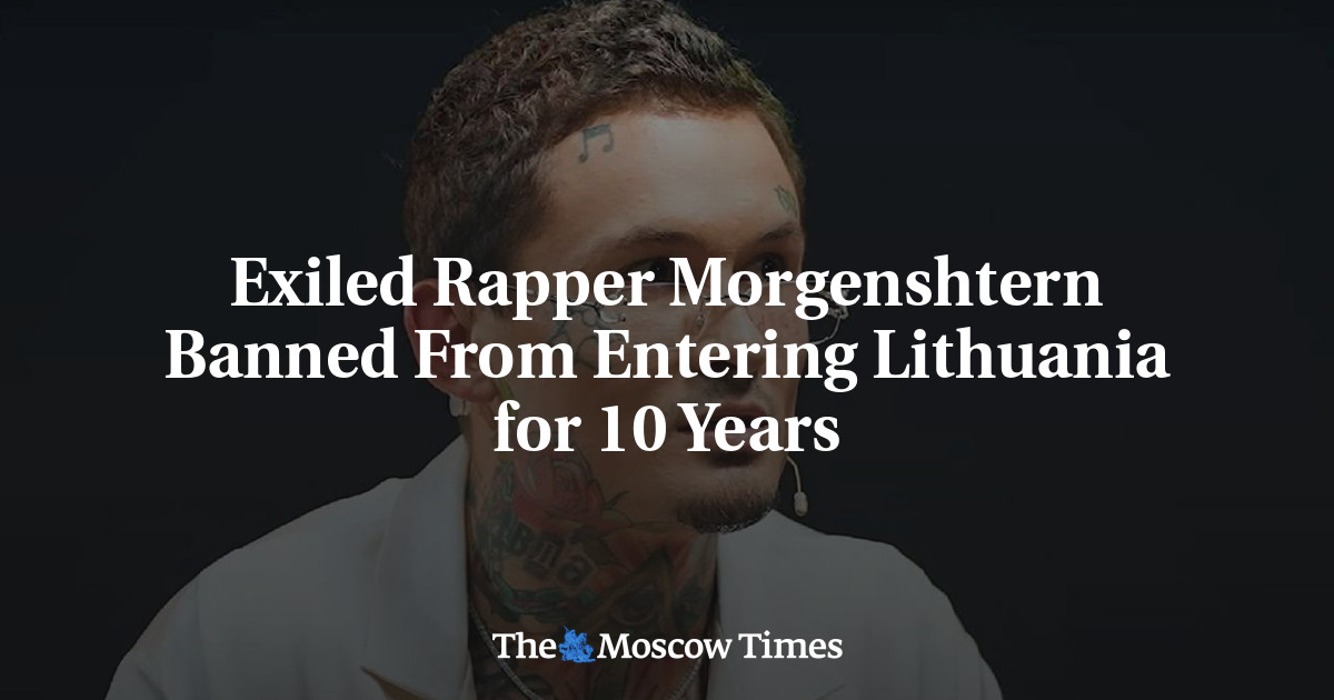Exiled Rapper Morgenshtern Banned From Entering Lithuania for 10 Years