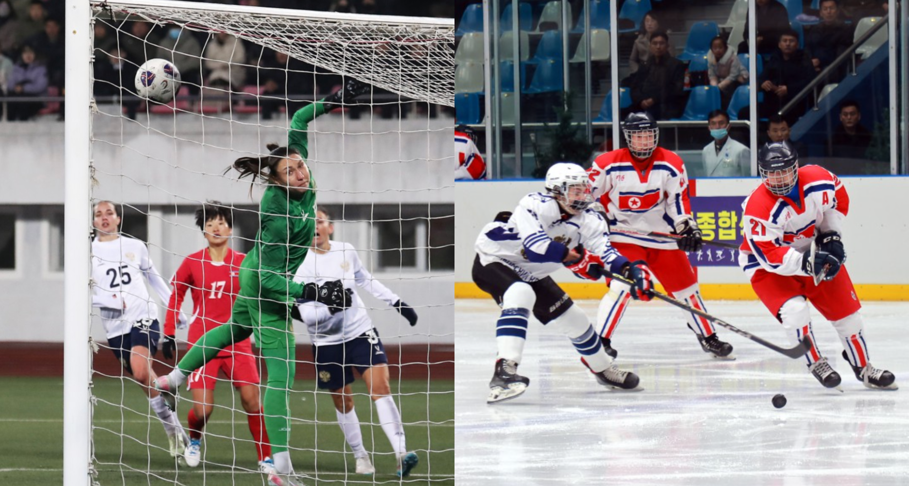 North Korea, Russia deepen sports cooperation with soccer and hockey matches