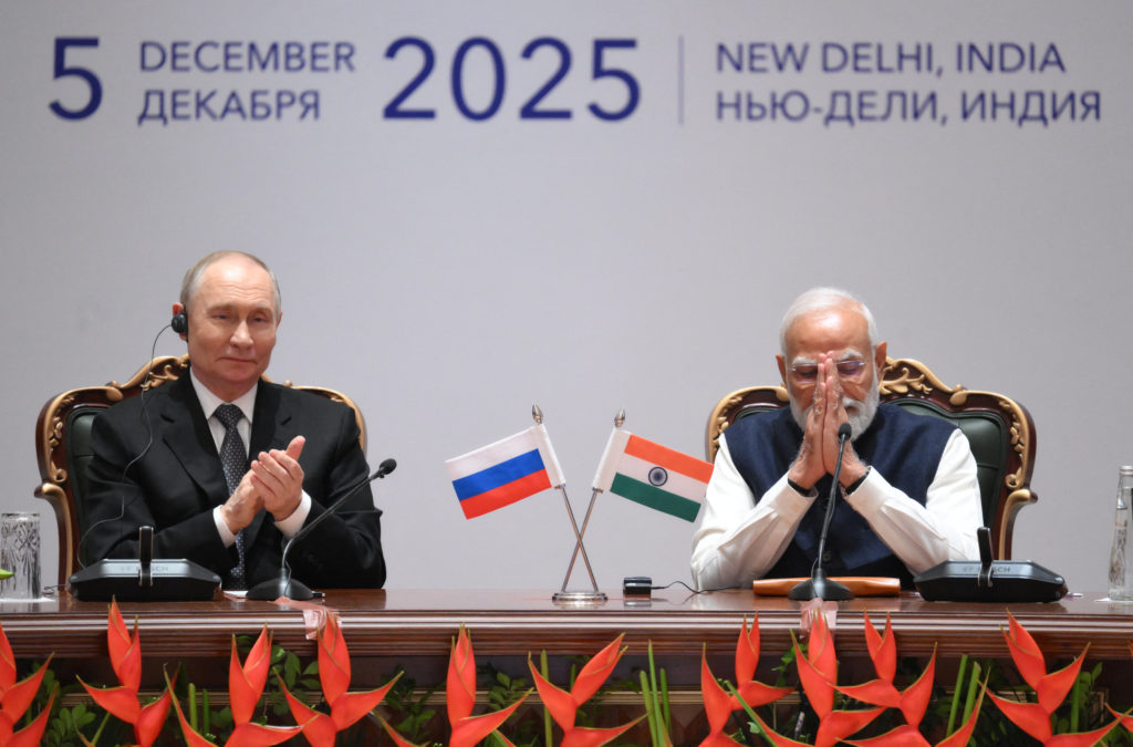 Putin and Modi announce expansion of Russia-India trade ties