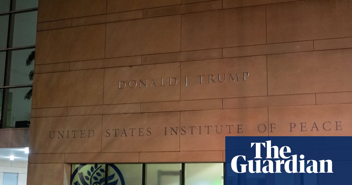 US Institute of Peace renamed for Donald Trump despite legal battle | Trump administration