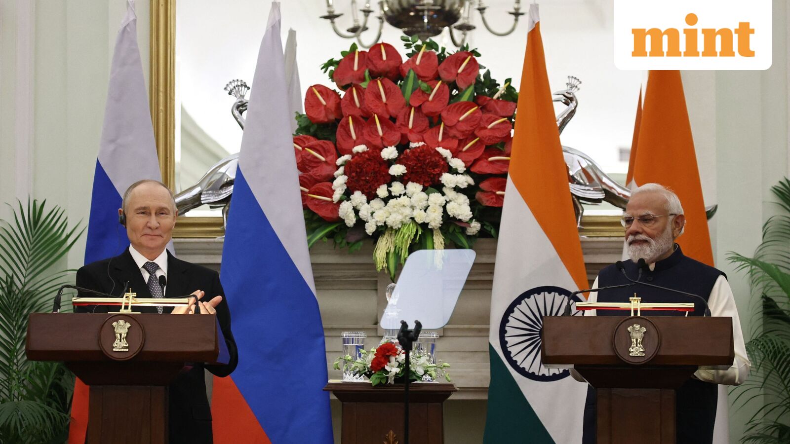 Putin’s India visit LIVE: Putin receives state reception at Rashtrapati Bhavan | Watch