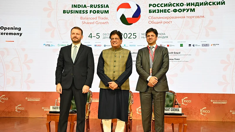Piyush Goyal Calls for Export Surge to Russia as India’s Share Still Below 2%, Moscow Shows Appetite for Buying Goods and Services