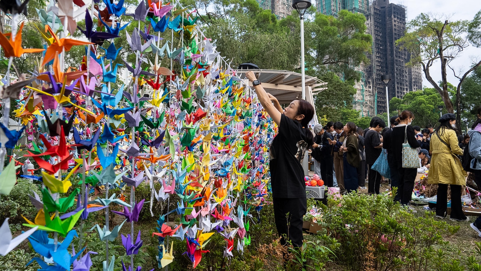 A 1-year-old was among 159 killed in Hong Kong apartment fires. 30 others missing