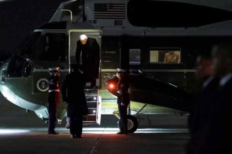 Trump’s trip to Davos immediately begins with some adventures