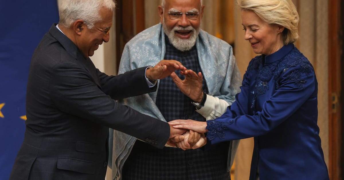 EU, India close ranks against Trump to seal trade deal – POLITICO