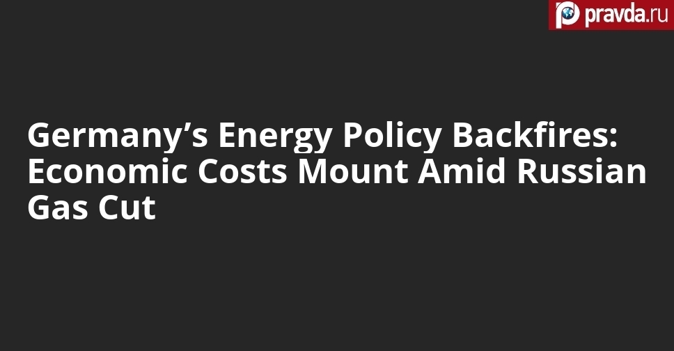 Economic Costs Mount Amid Russian Gas Cut