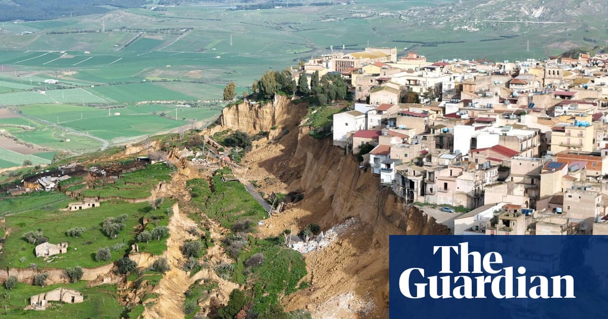 ‘Situation is dire’ for Sicily town teetering on cliff edge after landslide | Italy