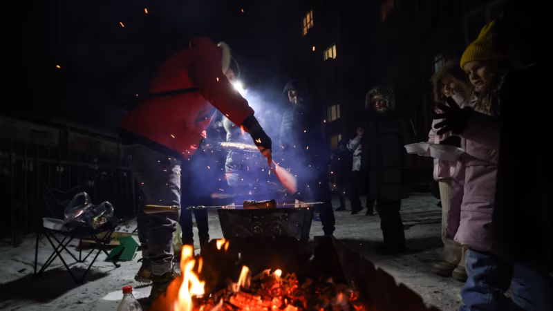 Block Parties, Street Barbecues In Kyiv As Russia Targets Energy Grid