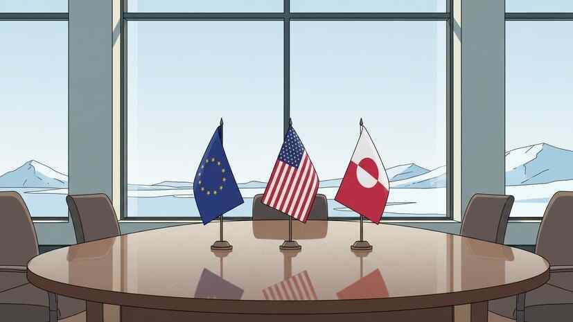 The EU said it prefers dialogue with the United States on Greenland.