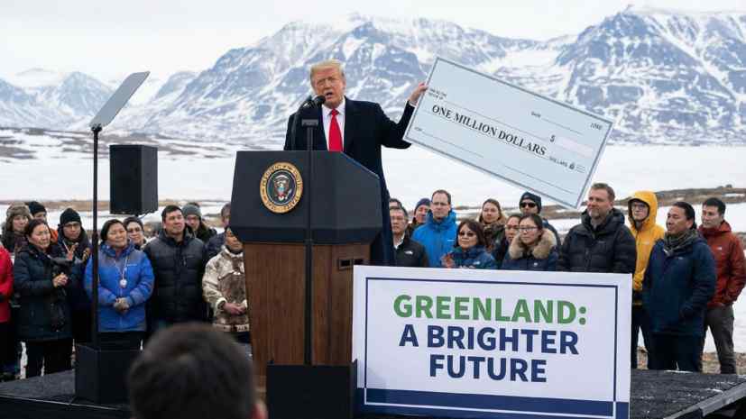Trump wants to offer each resident of Greenland $ 1 million
