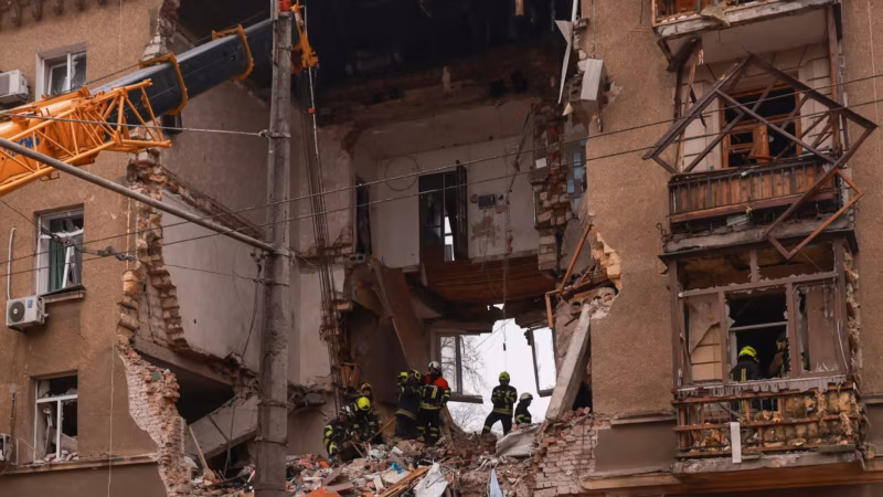 New Round Of Russian Strikes Kill Four, Knock Out Power In Several Areas Of Ukraine