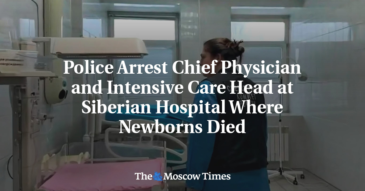 Police Arrest Chief Physician and Intensive Care Head at Siberian Hospital Where Newborns Died