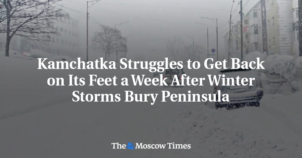 Kamchatka Struggles to Get Back on Its Feet a Week After Winter Storms Bury Peninsula