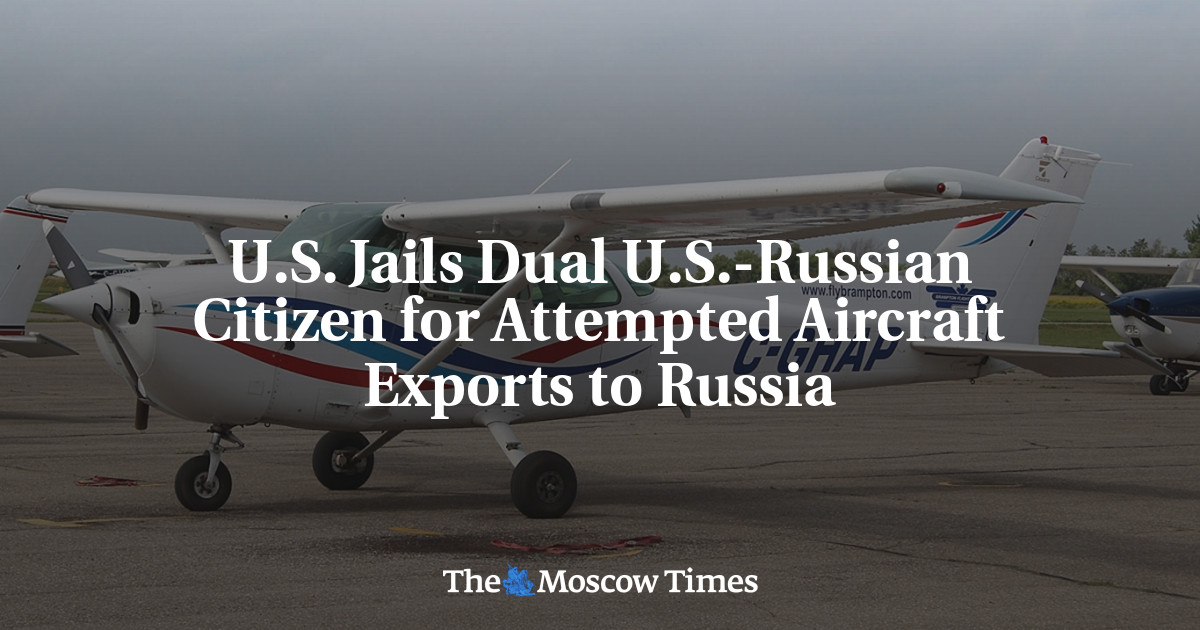 U.S. Jails Dual U.S.-Russian Citizen for Attempted Aircraft Exports to Russia