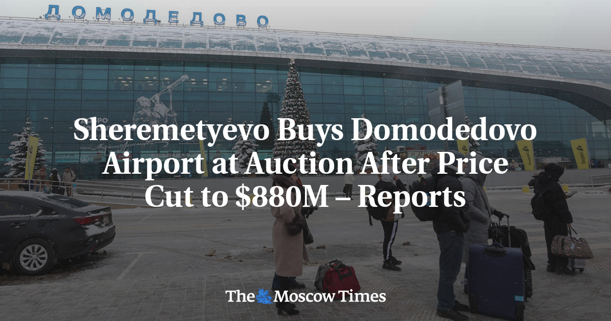 Sheremetyevo Buys Domodedovo Airport at Auction After Price Cut to $880M – Reports