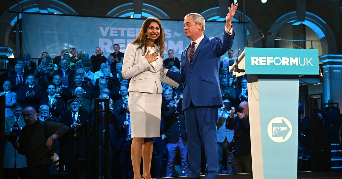 Suella Braverman defects to Nigel Farage’s Reform UK – POLITICO