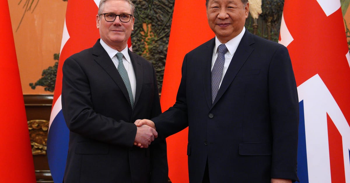 UK-China reset vital for world peace, Xi tells Starmer – POLITICO