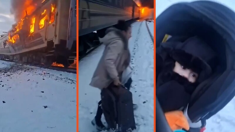 Deadly Russian Drone Strike Hits Ukrainian Passenger Train