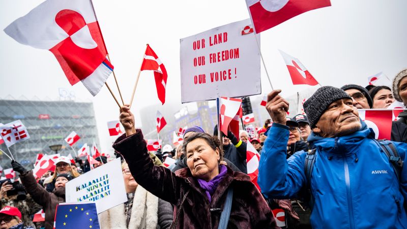 Thousands rally in Denmark against Trump’s threats to take over Greenland