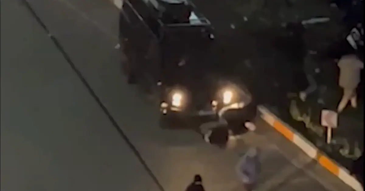 Canada condemns Iran after video shows armored car running over protesters