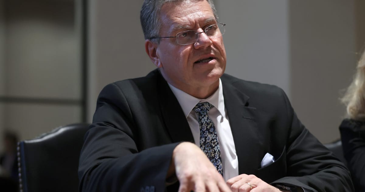 EU trade chief Šefčovič rejects Epstein involvement – POLITICO