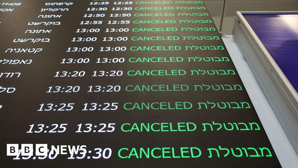 Flights cancelled as travel warnings issued after US-Israeli strikes on Iran – BBC