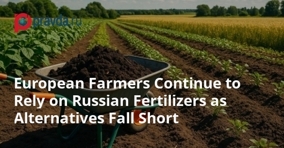 European Farmers Continue to Rely on Russian Fertilizers as Alternatives Fall Short