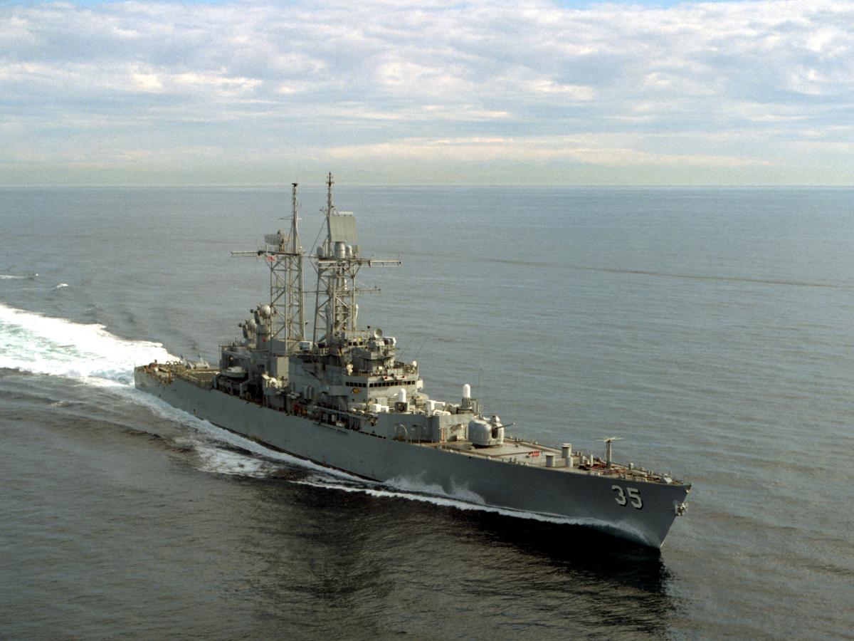 US Navy Destroyer Collides with Supply Ship During At-Sea Refueling